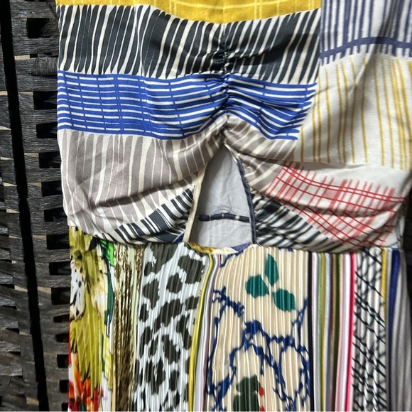 Geisha Designs colorful dress with full skirt dress size 6 small maxi length - Picture 6 of 9